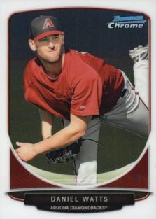 2013 Bowman Chrome Mini #162 Daniel Watts Front