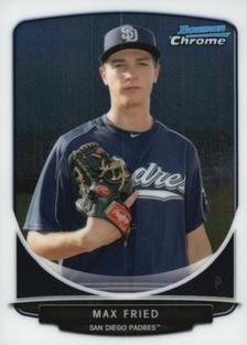 2013 Bowman Chrome Mini #180 Max Fried Front