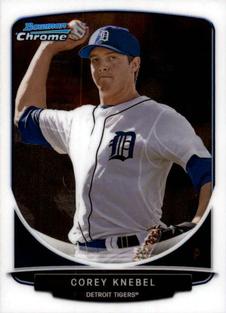 2013 Bowman Chrome Mini #231 Corey Knebel Front