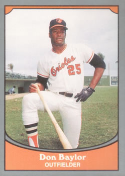 1990 Pacific Legends #6 Don Baylor Front