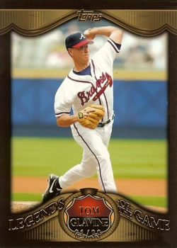 2009 Topps - Legends of the Game Gold #LG-TGL Tom Glavine Front