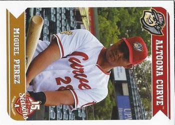 2013 Grandstand Altoona Curve #NNO Miguel Perez Front