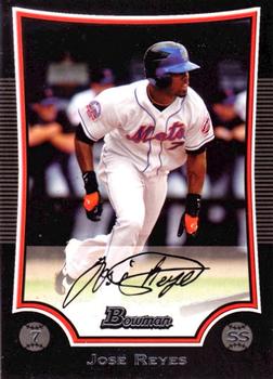 2009 Bowman #16 Jose Reyes Front