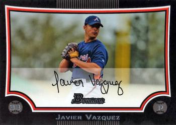 2009 Bowman #126 Javier Vazquez Front