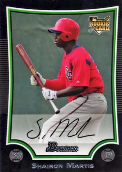 2009 Bowman #207 Shairon Martis Front