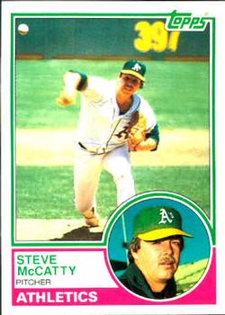 1983 Topps #493 Steve McCatty Front