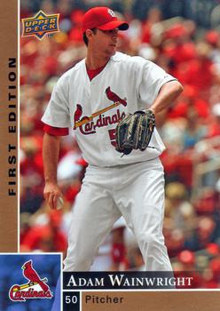 2009 Upper Deck First Edition #268 Adam Wainwright Front