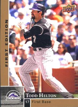 2009 Upper Deck First Edition #332 Todd Helton Front