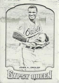 2014 Topps Gypsy Queen - Printing Plates Black #80 Adam Jones Front