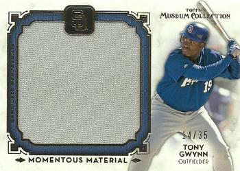 2014 Topps Museum Collection - Momentous Materials Jumbo Relics Gold #MMJR-TG Tony Gwynn Front