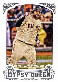 2014 Topps Gypsy Queen - Framed White #232 Pablo Sandoval Front