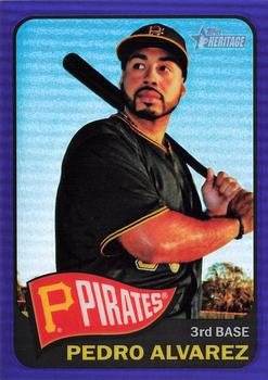 2014 Topps Heritage - Chrome Purple Refractors #THC-434 Pedro Alvarez Front