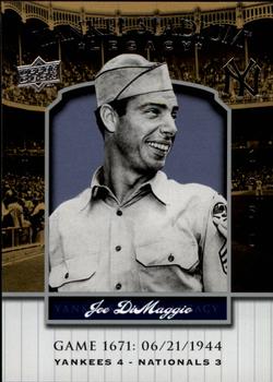 2008 Upper Deck Yankee Stadium Legacy #1671 Joe DiMaggio Front