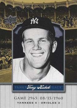 2008 Upper Deck Yankee Stadium Legacy #2965 Tony Kubek Front
