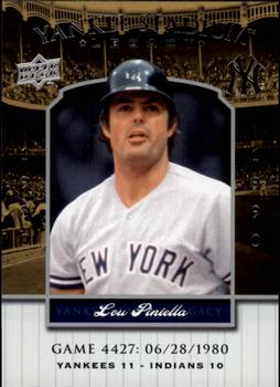 2008 Upper Deck Yankee Stadium Legacy #4427 Lou Piniella Front
