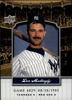 2008 Upper Deck Yankee Stadium Legacy #4829 Don Mattingly Front