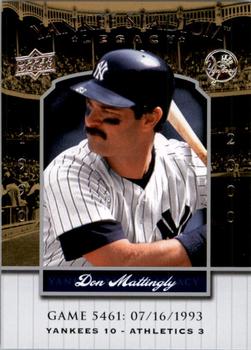 2008 Upper Deck Yankee Stadium Legacy #5461 Don Mattingly Front