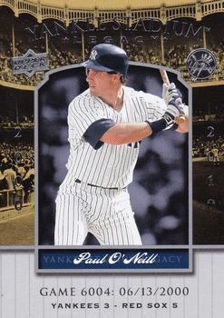 2008 Upper Deck Yankee Stadium Legacy #6004 Paul O'Neill Front