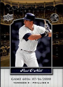 2008 Upper Deck Yankee Stadium Legacy #6016 Paul O'Neill Front