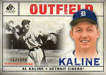 2008 SP Legendary Cuts #169 Al Kaline Front