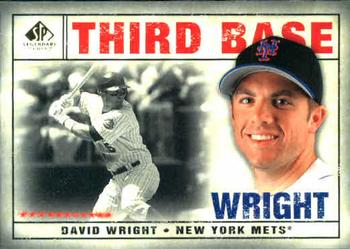 2008 SP Legendary Cuts #19 David Wright Front