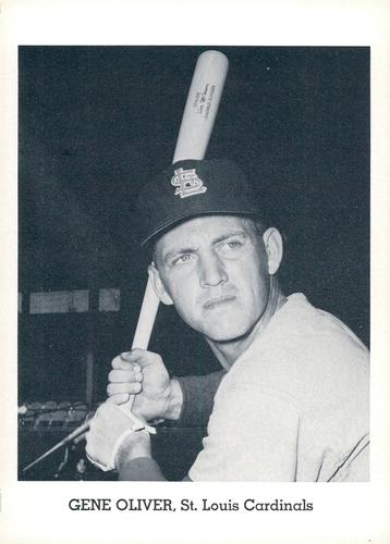 1963 Jay Publishing St. Louis Cardinals #NNO Gene Oliver Front