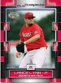 2008 TriStar Prospects Plus #46 Lance Lynn Front