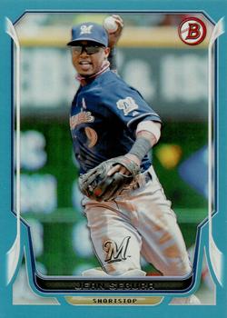 2014 Bowman - Blue #63 Jean Segura Front