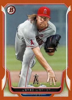 2014 Bowman - Orange #161 Jered Weaver Front