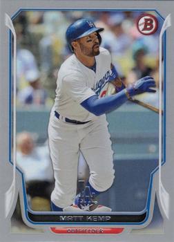 2014 Bowman - Silver #201 Matt Kemp Front