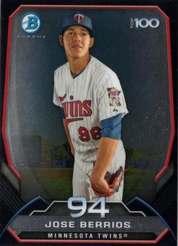 2014 Bowman - Top 100 Prospects #BTP-94 Jose Berrios Front