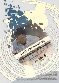 2014 Topps High Tek #HT-JF Jose Fernandez Back