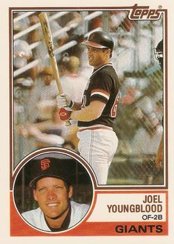 1983 Topps Traded #130T Joel Youngblood Front