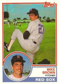1983 Topps Traded #15T Mike Brown Front