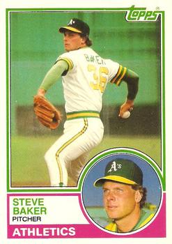 1983 Topps Traded #6T Steve Baker Front