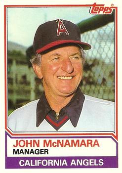 1983 Topps Traded #70T John McNamara Front