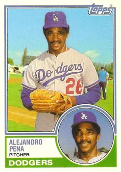 1983 Topps Traded #83T Alejandro Pena Front