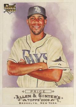 2009 Topps Allen & Ginter #225 David Price Front