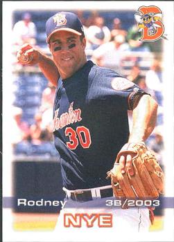 2003 Grandstand Binghamton Mets #20 Rodney Nye Front