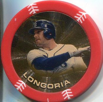 2014 Topps Chipz - Gold Foil Red #NNO Evan Longoria Front