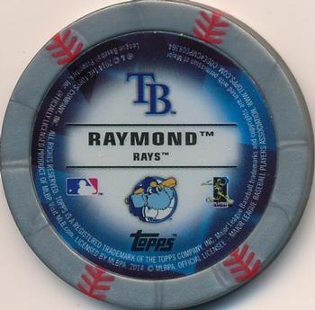 2014 Topps Chipz - Mascots Silver #NNO Raymond Back