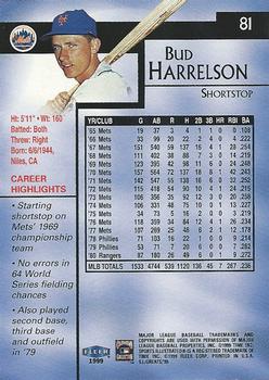 1999 Sports Illustrated Greats of the Game #81 Bud Harrelson Back