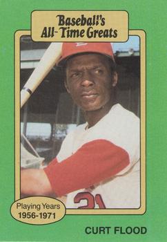 1987 Hygrade All-Time Greats #NNO Curt Flood Front