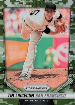 2014 Panini Prizm - Prizms Camo #59 Tim Lincecum Front