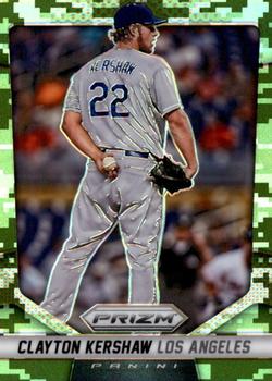 2014 Panini Prizm - Prizms Camo #99 Clayton Kershaw Front