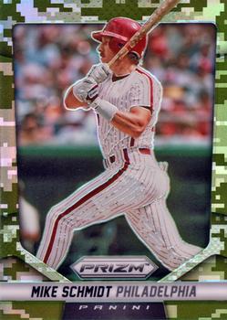 2014 Panini Prizm - Prizms Camo #153 Mike Schmidt Front