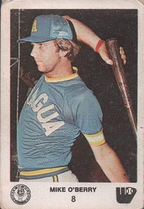 1981-82 Venezuelan Winter League Stickers #8 Mike O'Berry Front