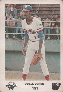 1981-82 Venezuelan Winter League Stickers #191 Odell Jones Front