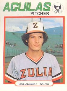 1977-78 Venezuelan Winter League Stickers #284 Norman Shiera Front