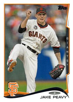 2014 Topps Update #US-143 Jake Peavy Front